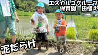 田植え体験の画像と動画をアップしました！